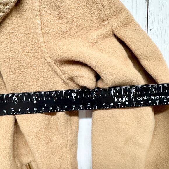 Mackage Jacket Women Size Small Camel Brown Spread Collar Button Down Wool Coat - Picture 11 of 12